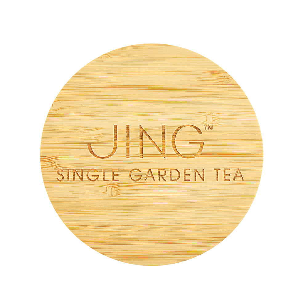 Single garden tea bamboo coaster