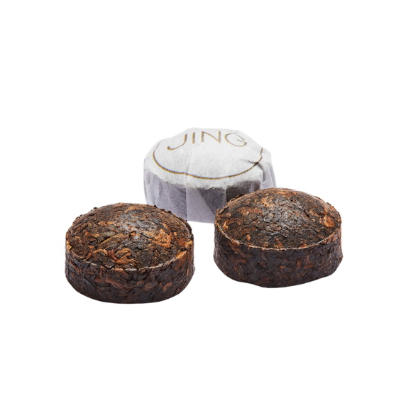 GOARTEA 2015 Orange Peel Citrus Flavored Mini Ripe Pu'er Pu-erh Tea Cakes – Aged, Fat Free
