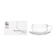 Glass Cup & Saucer, 300ml
