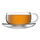 Glass Cup & Saucer, 300ml
